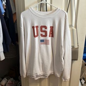 USA light pullover sweatshirt size large